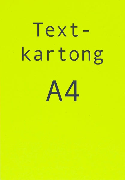 Kartong A4 fluor gul 25 st/fp