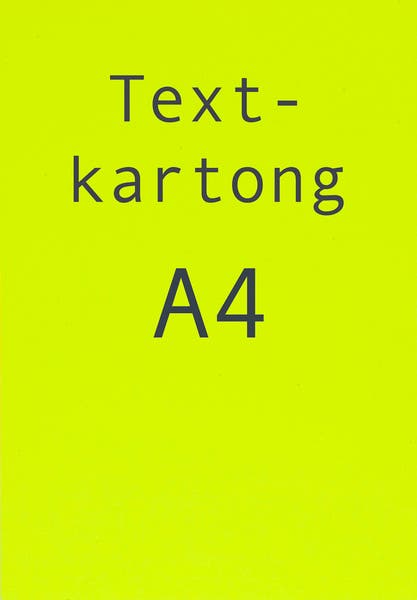Kartong A4 fluor gul 25 st/fp