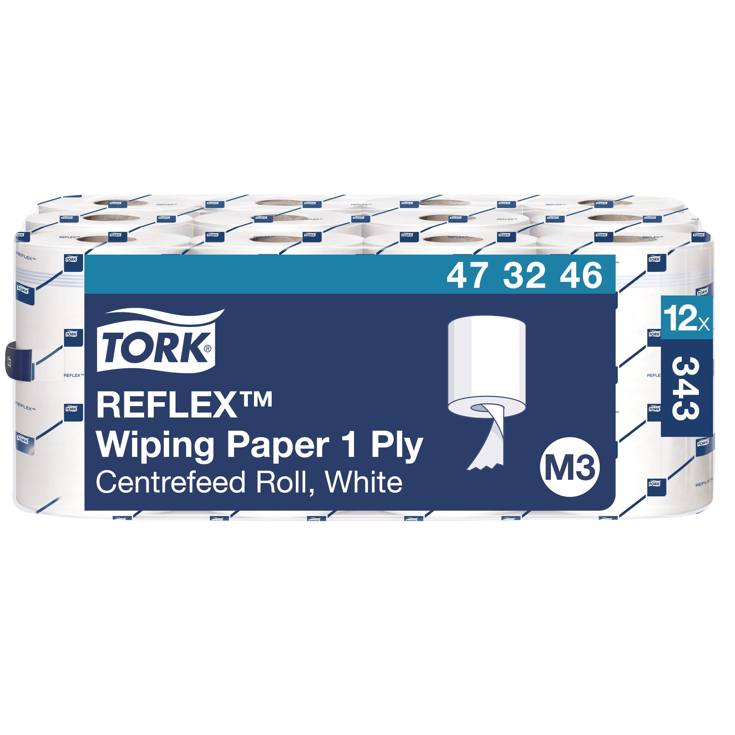 Avtorkningspapper Tork Reflex™ M3 12-pack vit