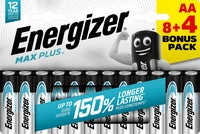 Energizer Batteri Max Plus Alkaliskt AA LR6 12-pack