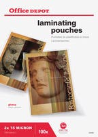 Lamineringsfickor A4 75 mikron 100 st/fp