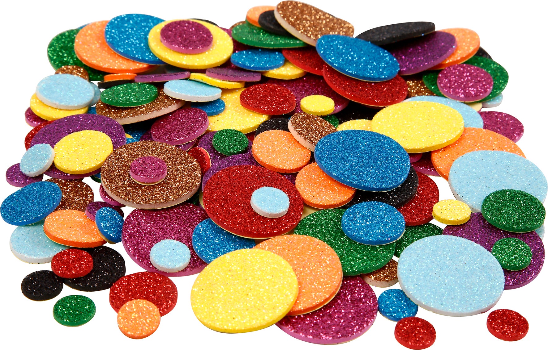 Dekorgummicirklar mix 150/fp