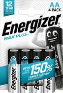 Energizer Batteri Max Plus Alkaliskt AA LR6 4-pack