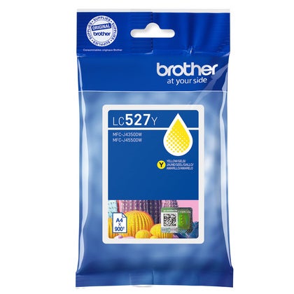 Bläckpatron Brother LC527Y 0,9K gul