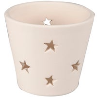 Värmeljusstake vit 12-pack