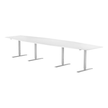 Konferensbord 4200 x 1200 x 800 mm Silver underrede