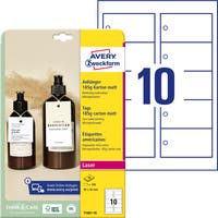 Hängetikett 90x50mm 185g 100/fp