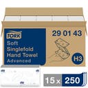 Pappershandduk Tork Advanced H3 3750 st/krt