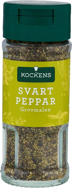 Svartpeppar grovmalen 41 g Kockens