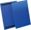 Plastficka A4S magnetisk blå 50 st/fp