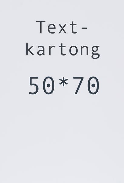 Kartong 50x70 cm vit 10 st/fp