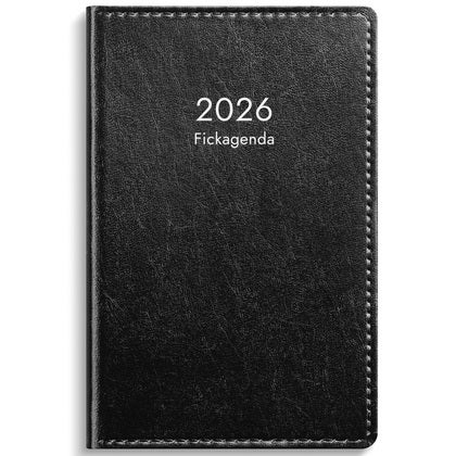 Fickagenda 2026 sv konstläder