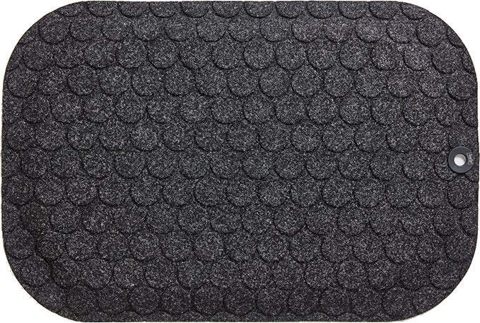 Ståmatta StandUp Circle 770x530 mm Black