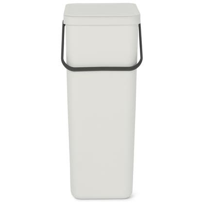 Avfallshink Sort&Go Ljusgrå 40 l