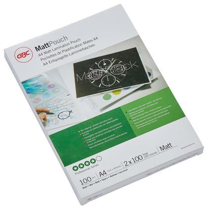 Lamineringsfickor A4 100 mikron matt GBC