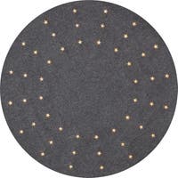 Julgransmatta LED Granne grå