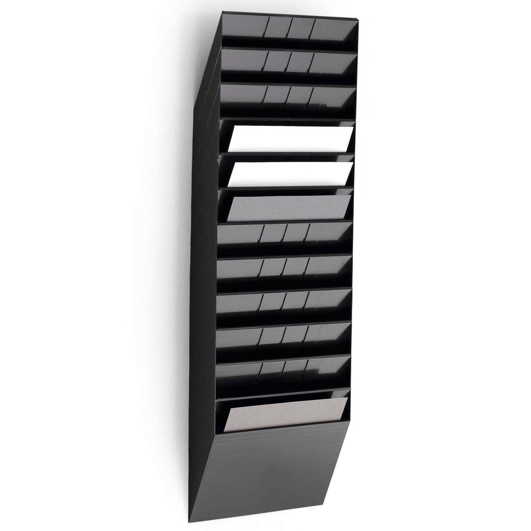 Flexifack 12-fack liggande svart