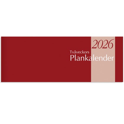 Plankalender tvåveckors 2026