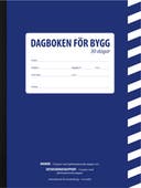 Byggdagbok A4 30 dagars