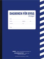 Byggdagbok A4 30 dagars