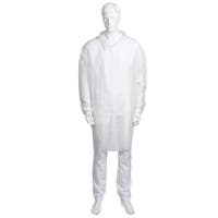 Besöksrock Nonwoven L/XL 10-pack vit Abena