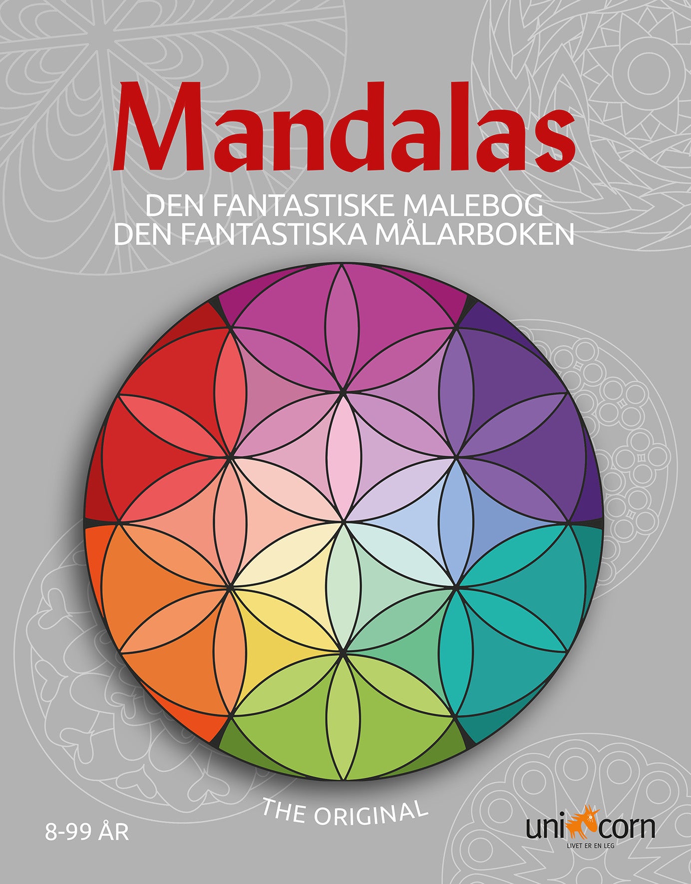 Målarbok Mandalas 8–99 år
