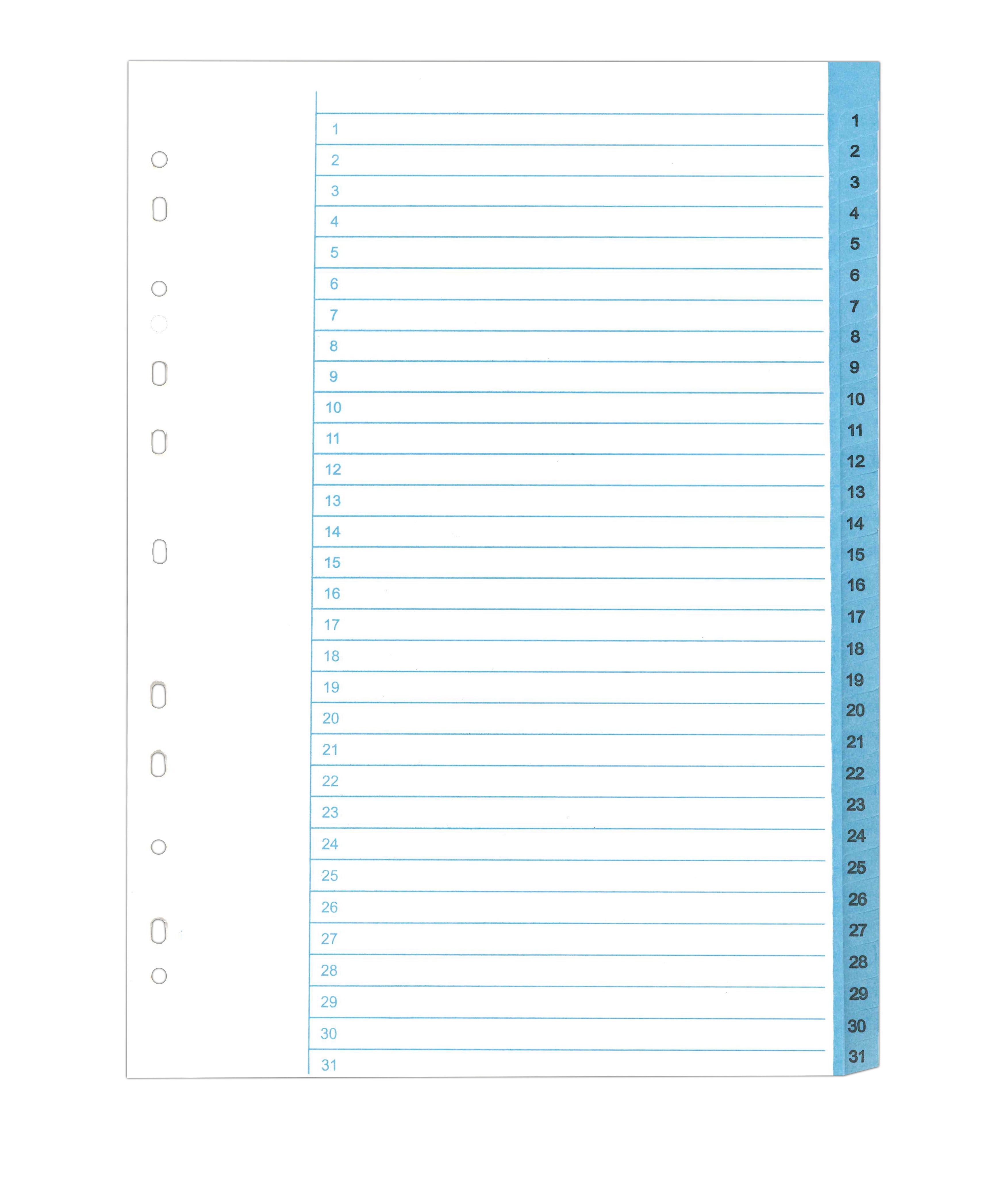 Register A4 i papper Niceday