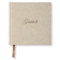 Gästbok Paperstyle Rough linen