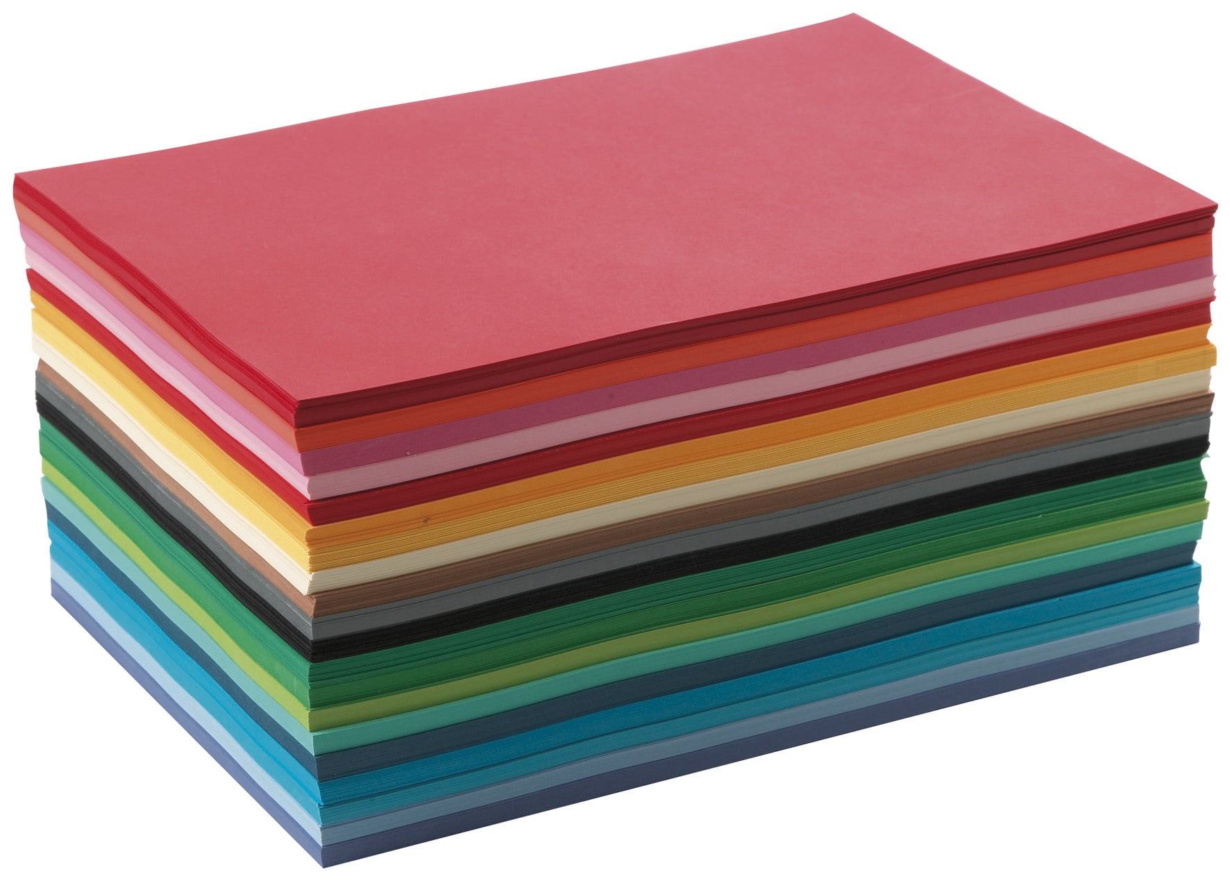 Tonpapper A4 110g 20 färger 1000/fp