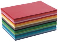 Tonpapper A4 110g 20 färger 1000/fp