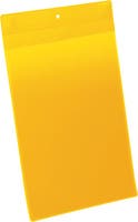 Plastficka Plus A4S magnet gul 10 st/fp