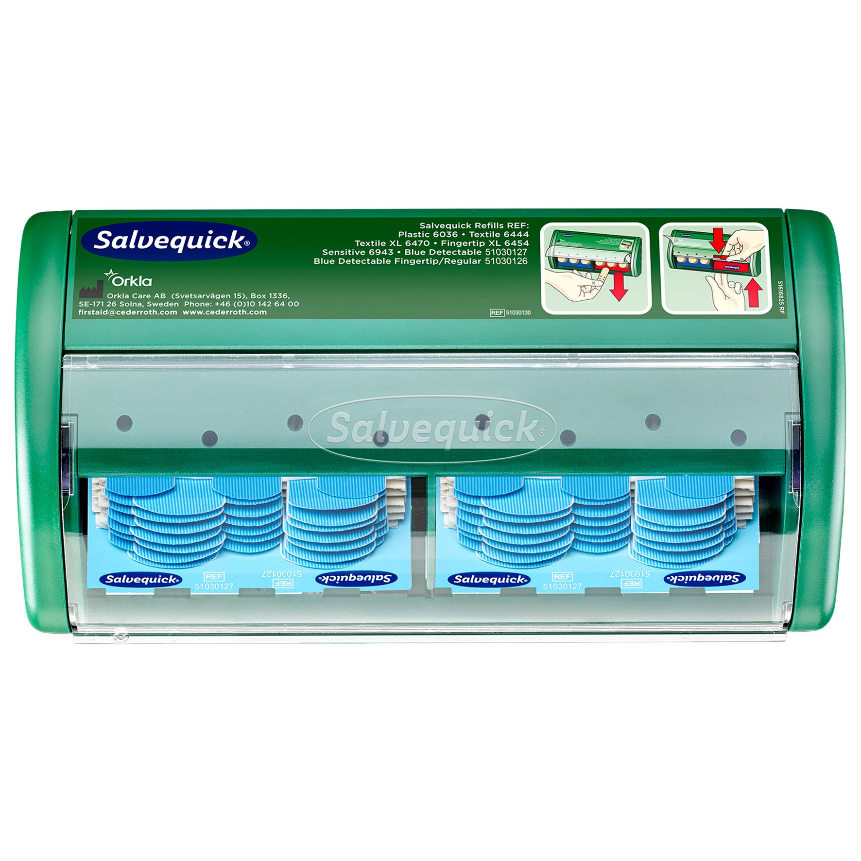 Plåsterautomat Blue Detectable