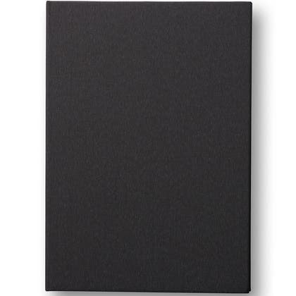 Anteckningsbok Tyg A5 Olinjerad Svart