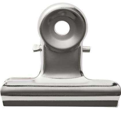 Klämma bulldog 38mm silver 3/fp