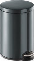 Pedalhink metall 20 liter mörkgrå