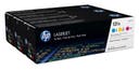 Toner HP 131A C/M/Y 3-pack