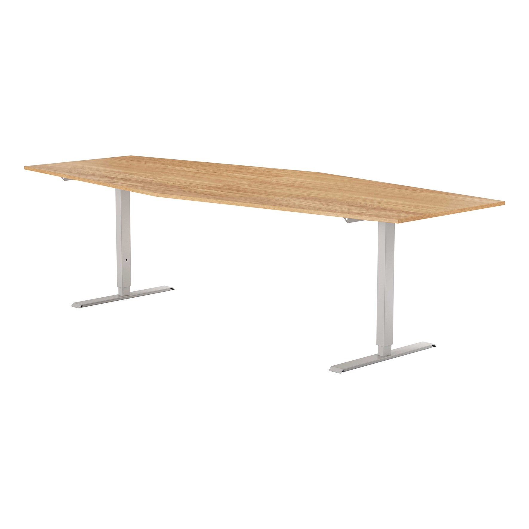 Konferensbord 2800x1200 mm Ek/Silver