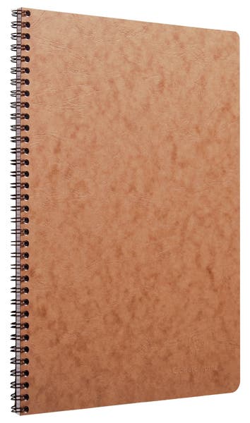 Kollegieblock AgeBag A4 linjerat brun