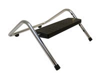 Fotstöd 330 x 150 x 260 mm krom/svart