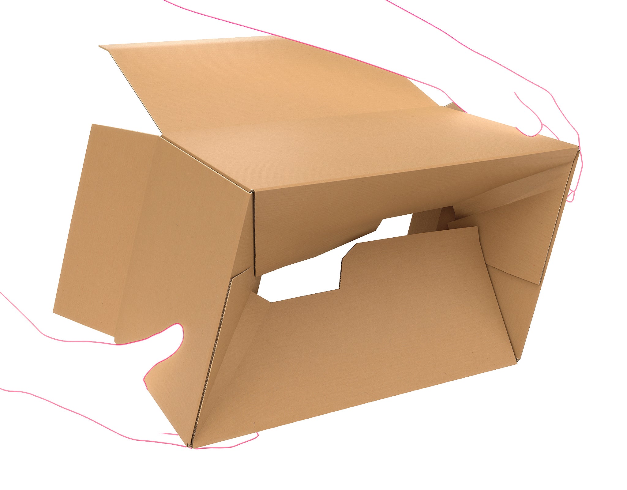 Snabbottenlåda 250 x 180 x 150 mm 3 mm