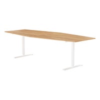 Konferensbord 2800 x 1200 mm Ek/Vit