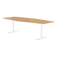 Konferensbord 2800 x 1200 mm Ek/Vit