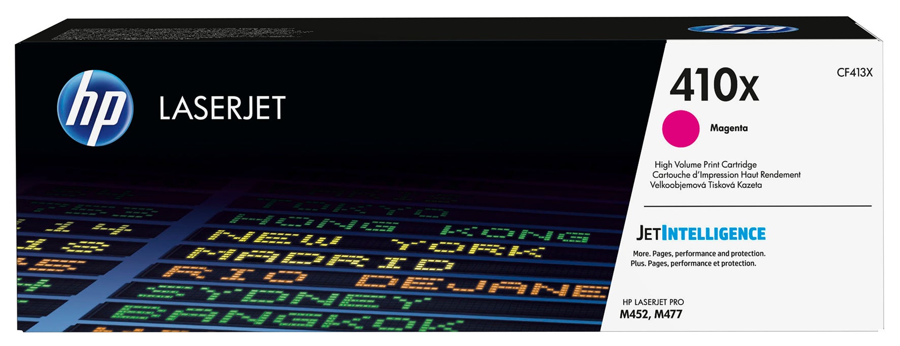Toner HP 410X CF413X Magenta 5.000 sidor