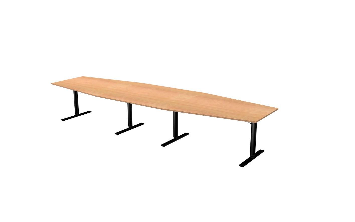 Konferensbord 420 x 120 x 80 cm bok Lanab