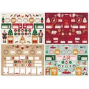 Juletiketter 80-pack, 36x26 cm