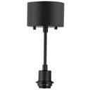 Takupphäng till plafond E27 svart