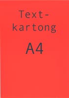 Kartong A4 flour röd 25 st/fp