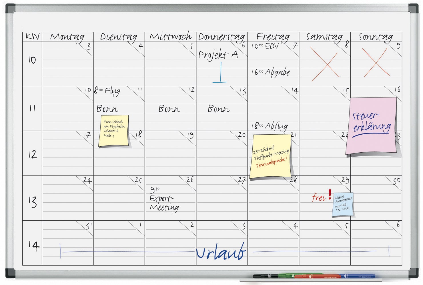 Veckoplan Legamaster 4180