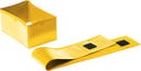 Pallfotsficka 145 x 75 mm gul 50 st/fp
