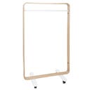 Klädställning rundad ram trä